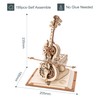 ROBOTIME 3D Puzzle Magic Cello Wooden Music Box Model Kits