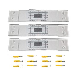 Fanxinzttc 3 Sets Manual Masonry Crack Measuring Device Monitor Crack Monitor for Measuring and Recording Lesions and Cracks in Flat Masonry Surfaces