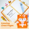 Fox Diary for Girls with Lock, Plush Fox Toys Gift