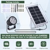Aurolit Flagpole Light Solar Powered,Auro 7 Pro Solar Spot Light