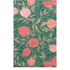 Paoletti Pomegranate Large Washable Abstract Table Runner, Green