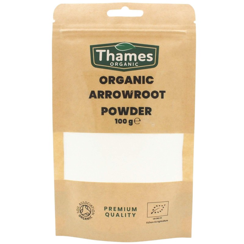 Organic Arrowroot Powder 250g - Arrowroot Flour, Starch Non-GMO Thickening