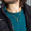 Collar para Hombre │ Rayo | MN23 (Dorado)