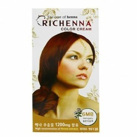 Hair dye Richena color cream light reddish brown 6MB (WDC5F9D) - Option: Single item / 염색약 리체나 칼라크림 밝은적갈색 6MB (WDC5F9D) - 옵션:단품