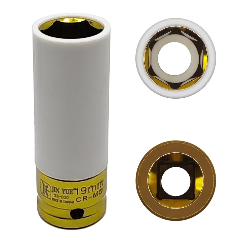 JEUCLEL 9PCS 25.5mm Wheel Lock Nut Remover Kit for Jeep
