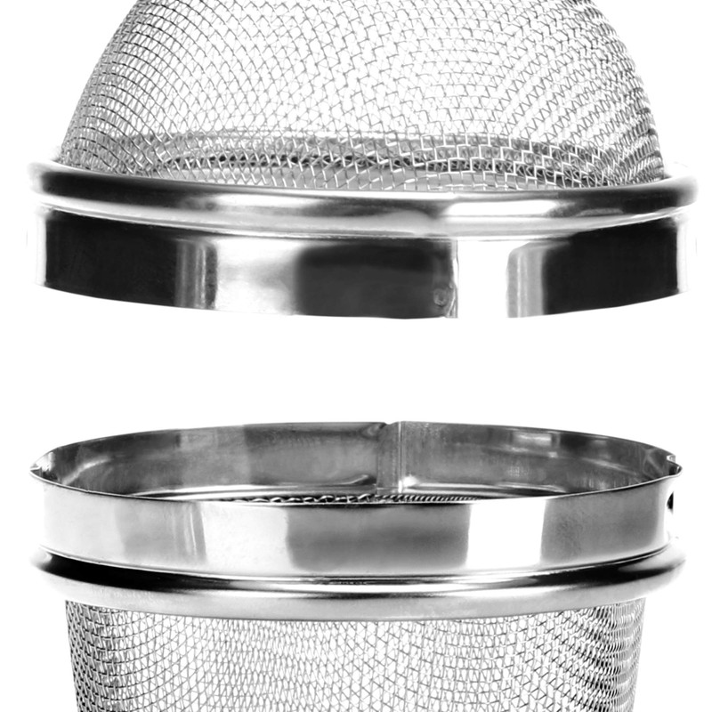 com-four® 2 x Tea Strainer Made of 304 Stainless Steel