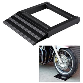 Haofy Aluminum Motorcycle Wheel Chain Cleaning Roller Stand Easy to Use for Front & Rear Wheels