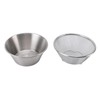304 Stainless Steel Colander, Compact Stackable Colander Bowl Set for