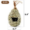 Gute Hummingbird Houses for Outside Hanging, Natural Grass Hanging Bird
