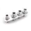 4 Port Aluminum Firewall Heater and A/C Bulkhead Inline