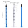 SAICOOS 36 Pack 1ml Sterile Polypropylene Plastic Syringe with Measurement,