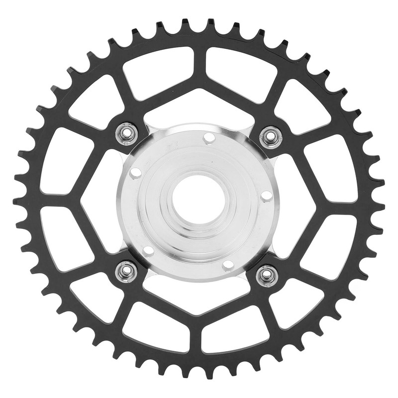 Aluminum Alloy 46T 104 BCD Chainring and Adapter Replacement for