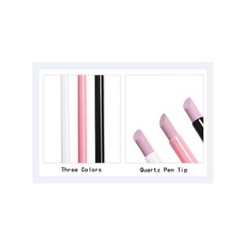 3Pcs Nail Files, Polishing Pens, Nail and Foot Repair Tools, Frosted Quartz Powder Material Pen Tips, Suitable for Repairing Nail Edge Areas and Cuticles, Suitable for Various Nail Art Designs