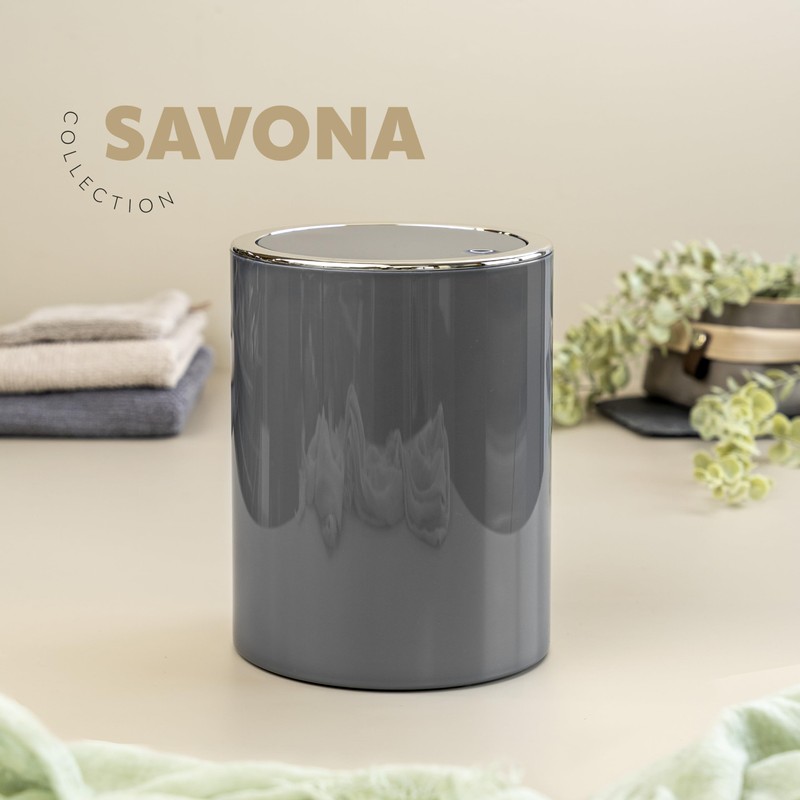 bremermann Bathroom Range SAVONA - Cosmetic Bin with Swing Top,