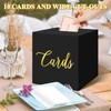 2 Pack Card Boxes for Parties with 10 Cards,Wedding Card