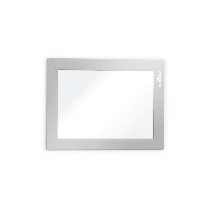 Durable DURAFRAME Magnetic Frame, A5 Format In Silver, Pack of