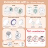Maymom 15mm Flange Insert Compatible with Elvie Single/Double Electric, Elvie