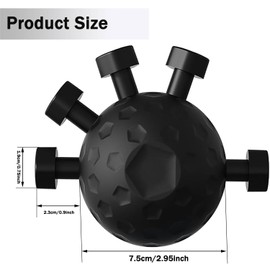 YQkangzhu Finger Grip Strengthener, Hand Exercise Ball, Upgraded Hand Grip Strengthener Finger Exerciser, Hand Strength Trainer, Portable Forearm Grip Workout, Adjustable Finger Exerciser Gripper Tool