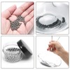 Litoexpe 3 Pieces Decanter Cleaning Brush with 400 Pieces Cleaning