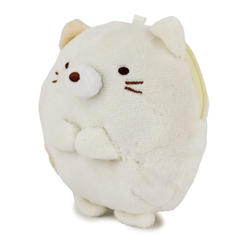 Sumikko Gurashi SG 1484 YEL Cat Plush Coin Case with