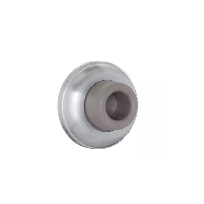 Everbilt Commercial Grade Wall Mount Door Stop Doorstop in Satin