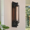 GEPOW Black Wall Sconces, 1-Light Modern Farmhouse Sconces Wall Lighting,