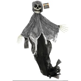 Greenbrier International Skeletal Ghouls 36x24 Inches Grey 30x24