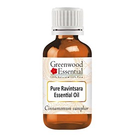 Greenwood Essential Pure Ravintsara Essential Oil (Cinnamomum camphora) Steam Distilled 10ml (0.33 oz)