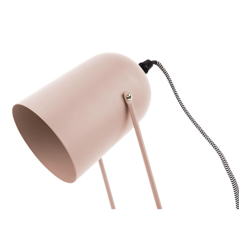 Leitmotiv Enchant Steel Table Lamp Matt Soft Pink Height 30