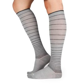 ja vie JAVIE Merino Wool Compression Socks for Women & Men Comfy Warm Knee High Stockings Lightweight (15-20mmHg)