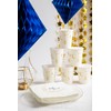 Folat Eid Mubarak Ramadan Decoration - Napkins Gold White 33