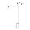 Evergreen Flag Black Iron Garden Flag Stand with Shepherd’s Hook