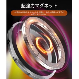 UrbanPulse Car Smartphone Stand, Magsafe Car Smartphone Holder, Smartphone Stand, Magnets, 42 N52 Strong Magnets, Strong Magnetic Suction, Will Not Fall Off, 360° Freely Rotated, One Hand Operation,