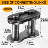 PAGOW 10pcs #25 Chain Master Link Roller, Master Connector Link
