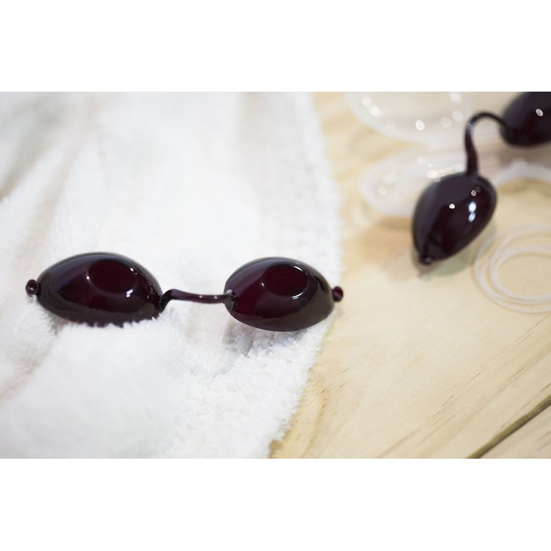 UV Solarium Glasses, brown
