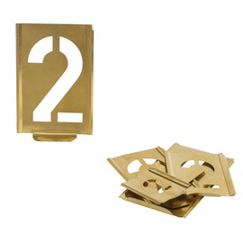 KUKKO Professional Signing Template Set with Plug-In Mechanism Numbers (50 mm)