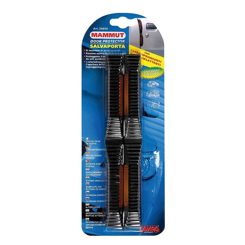Lampa 20650 Mammut Pair Safety Door Stoppers, Black