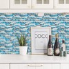 STICKGOO 10-Sheet Peel and Stick Backsplash Tiles Blue, Self Adhesive