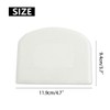 3Pcs Dough Scraper, PP Plastic Flexible Bowl Scraper, Sharp Edge