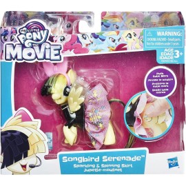 Hasbro MY LITTLE PONY THE MOVIE SPARKLING & SPINNING SKIRT SONGBIRD SERENADE *NEW