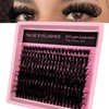 Eyelash Extensions Set, 200 Pieces, Fluffy Artificial Eyelash Clusters, Lashes