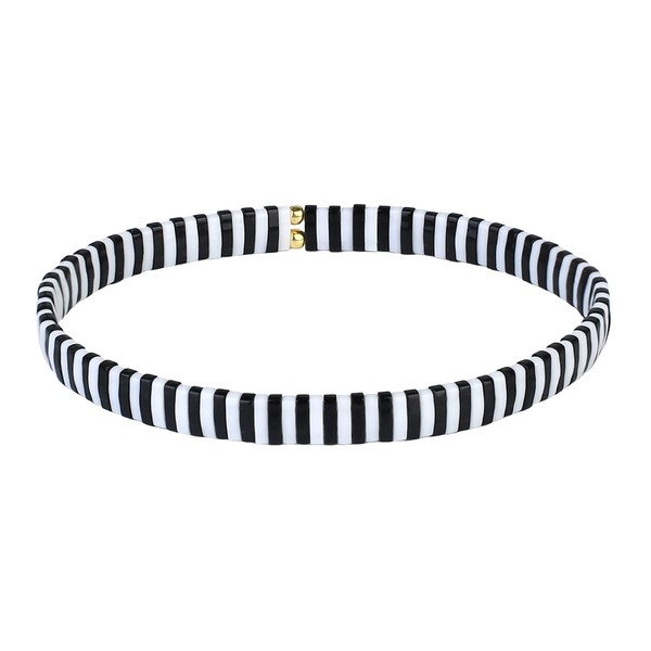 KELITCH Miyuki Tila Beads Friendship Bracelets Stackable Chic Stretch Bracelets