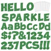 237 Pcs Glitter Bulletin Board Letters, Numbers and Punctuation, Poster