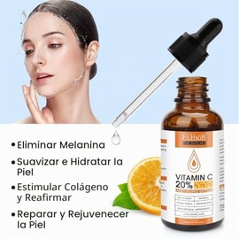 20% de alta calidad con ácido hialurónico, retinol y aminoácidos, aumenta el colágeno de la piel, hidrata y regordeta la piel, suero facial antienveje