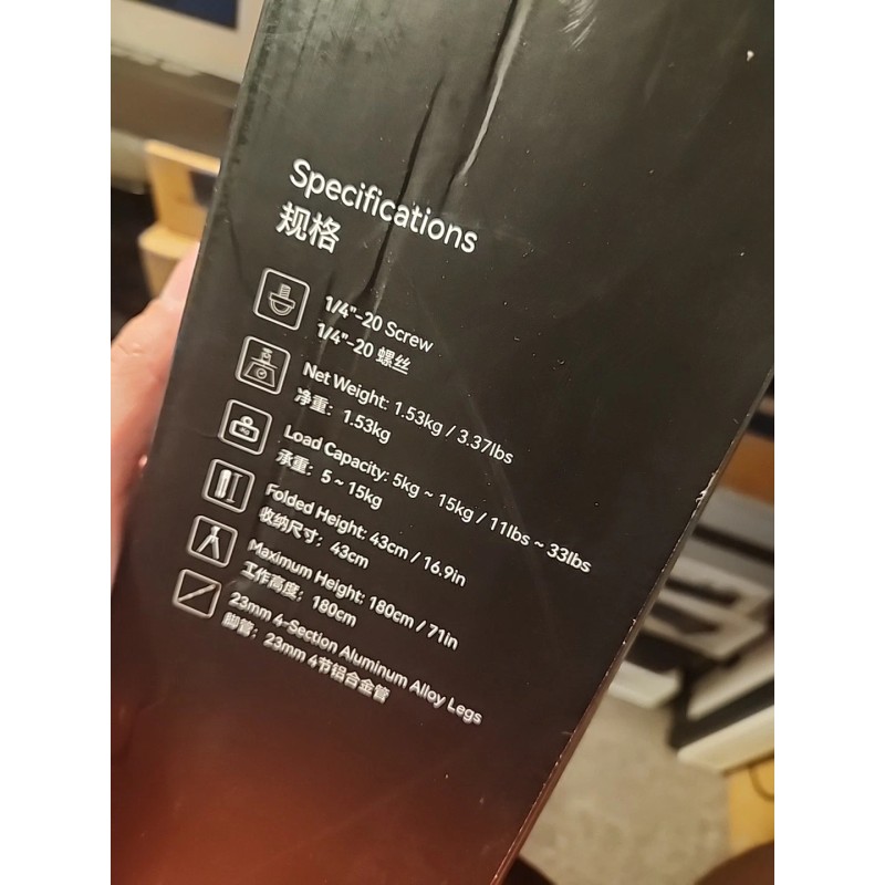 SmallRig CT-10 Camera Tripod - 3935