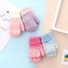 CXQRR Toddler Kids Knit Mittens for Girls Boys, Winter Gloves