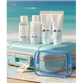 Round wrap pouch gift 1025 Dokdo Travel Kit Toner + Lotion + Sunscreen + Cleanser / 라운드랩 파우치증정 1025 독도 트래블 키트 토너+로션+선크림+클렌저