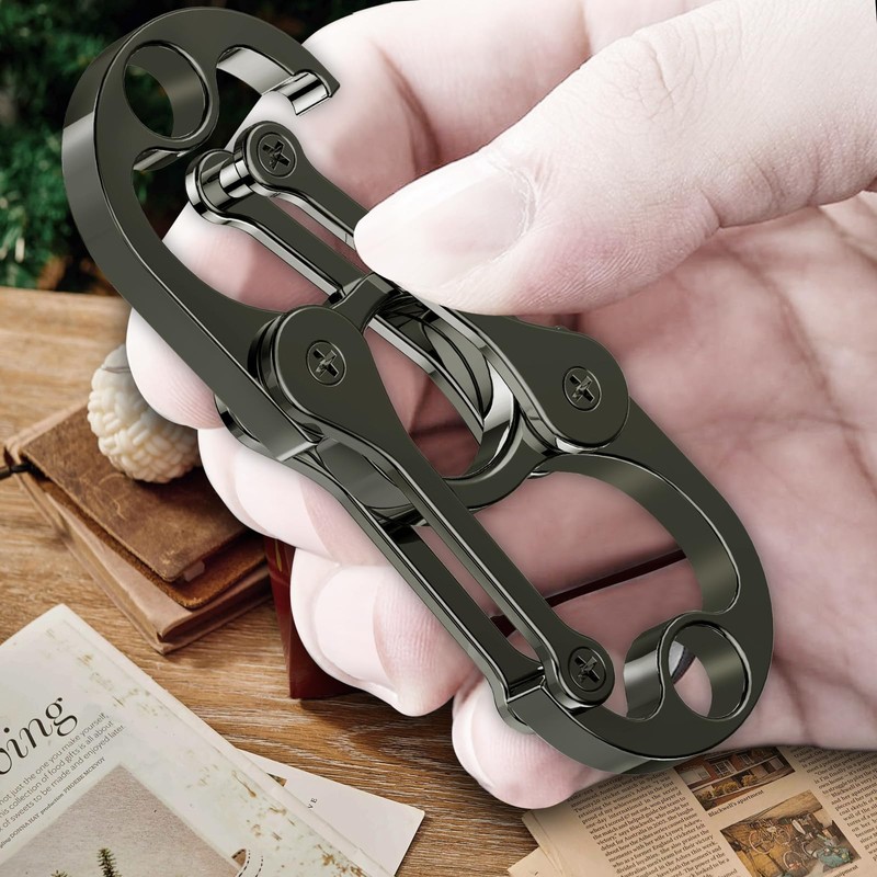 Yebongda Special Key Chain, Heavy Duty Carabiner Clip Keychain Opener
