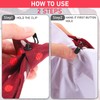 Janmercy 6 Pcs Clip on Tie for Men Clip on