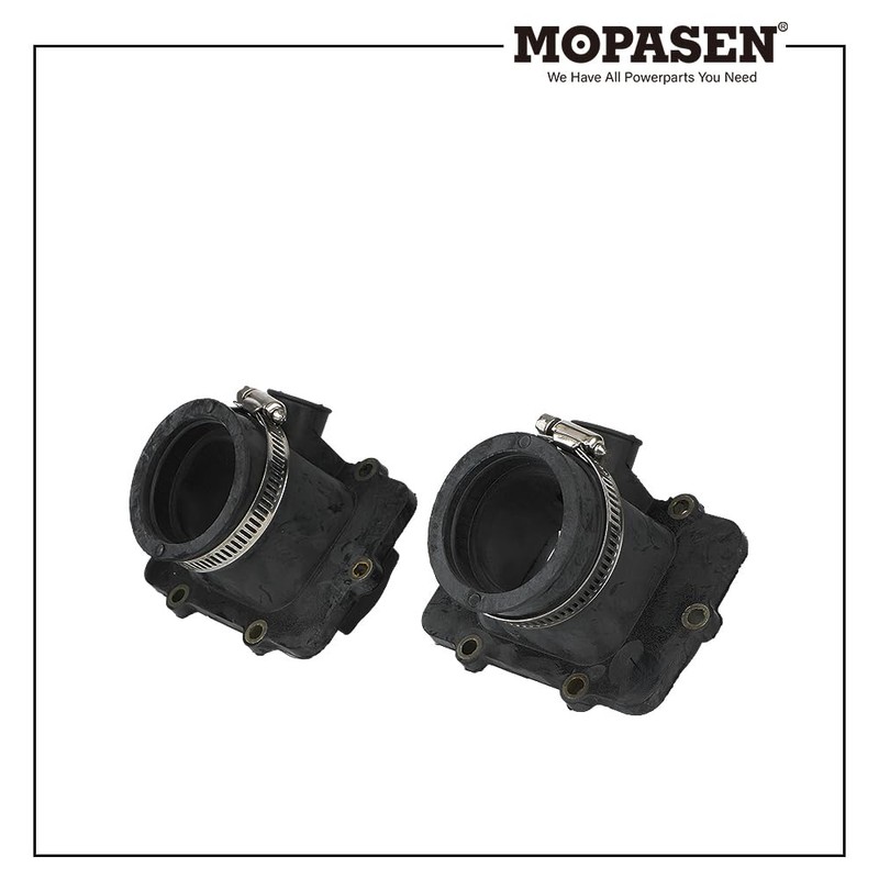 2 Pcs 420867882 Carburetor Intake Manifold Boot Fit for Ski-Doo